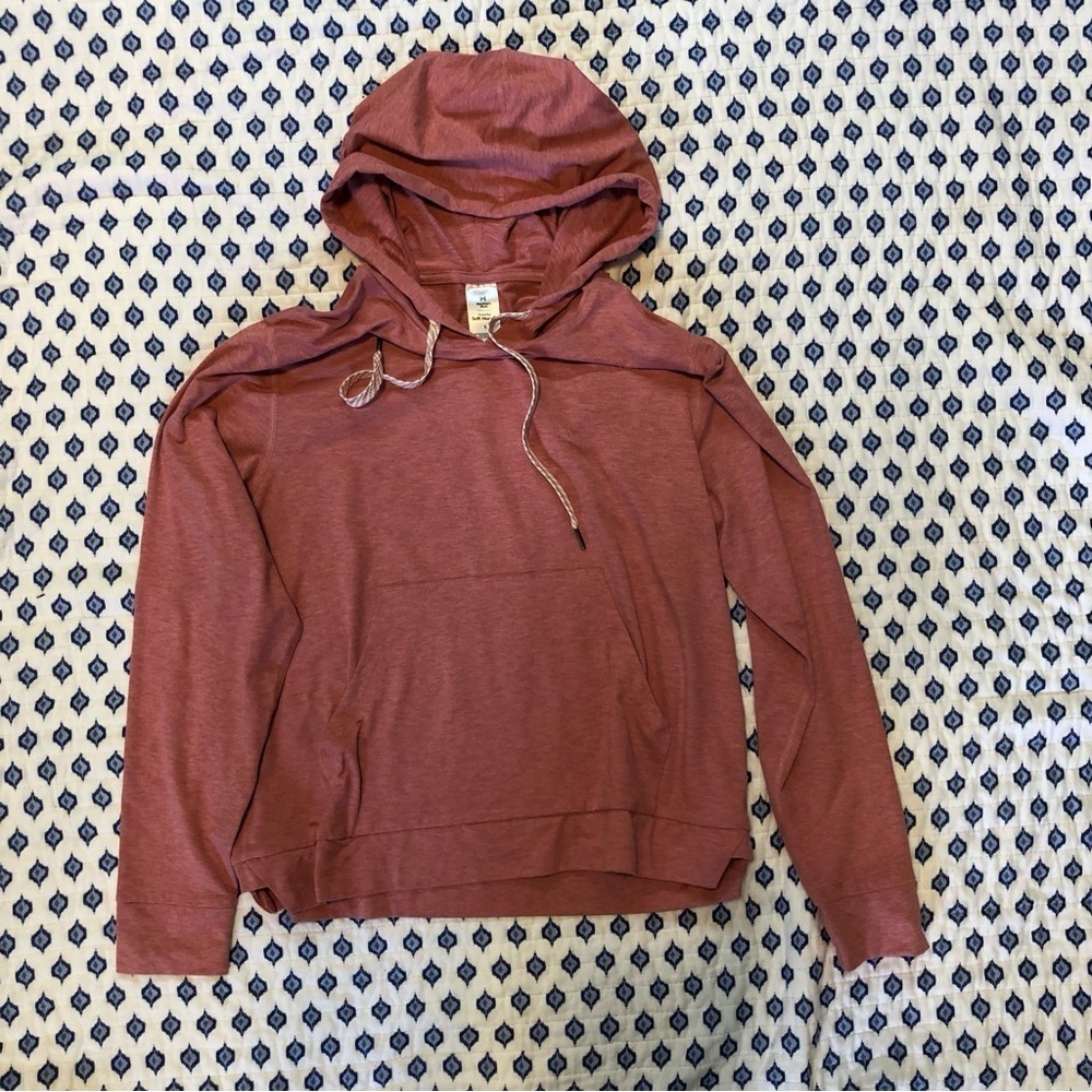 Rust Hoodie with Drawstring - Picture 2 of 6